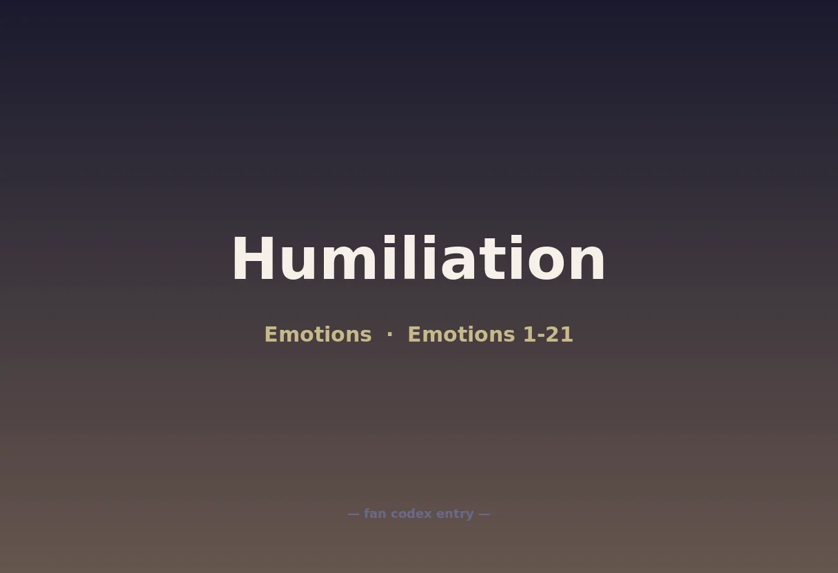 Humiliation