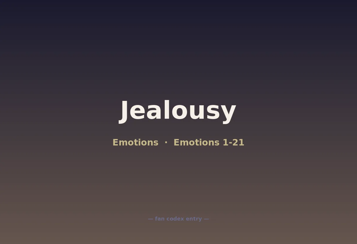 Jealousy